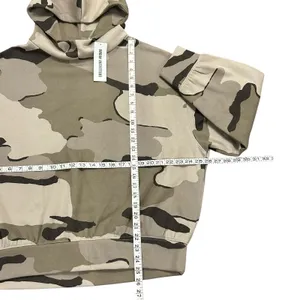 Urban Outfitters Out From Under Camo Hoodie Cropped Oversized Streetwear Y2K thumbnail 3