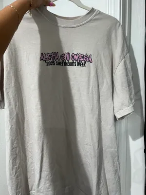 Comfort Colors Alpha chi omega t shirt thumbnail 1