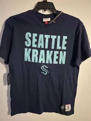 Seattle Kraken Mitchell &Ness Hockey Tee size medium thumbnail 1