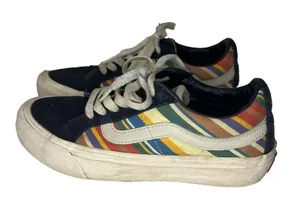 Vans Old Skool UltraCush Retro Stripes Dress Blues Women 7 Men 5.5 Skate‎ Shoes thumbnail 1