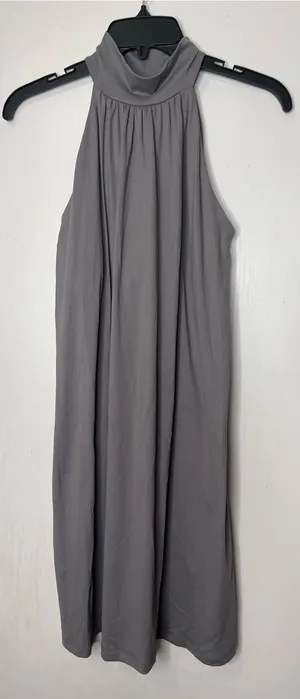 Susana Monaco Womens Gray Halter Dress Size S Nylon & Spandex thumbnail 1