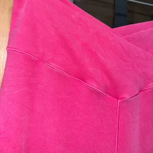 Aerie OFFLINE Real Me criss Crossover Flare Leggings yoga pants highrise fuchsia thumbnail 7