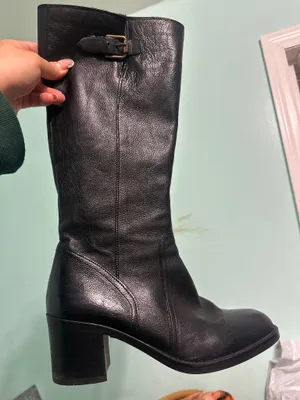 Clarks Mascarpone Ela Women Black Leather Boots thumbnail 4