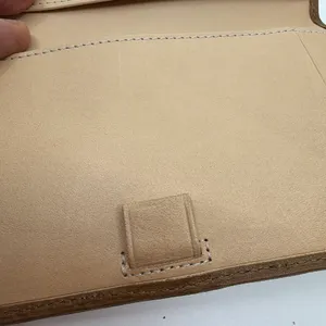 Coach Signature C Brown Canvas Leather Checkbook Cover thumbnail 5