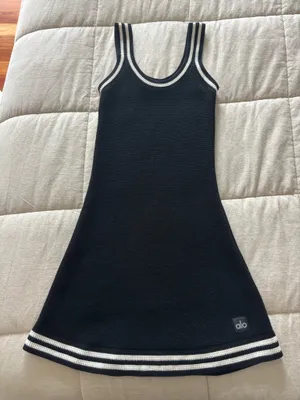 Alo Yoga Tennis Club Sweater Knit Dress thumbnail 6