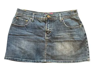 Vintage Skechers Denim Mini Skirt thumbnail 1