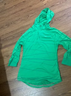 Nike Bright Green Hooded Athletic Top thumbnail 1