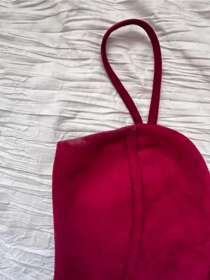Windsor Plum Strap Mini Dress with Sweetheart Neckline thumbnail 3