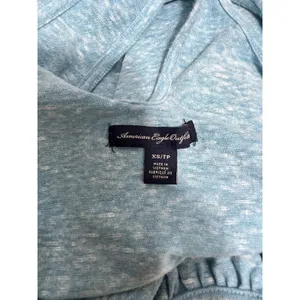 American Eagle Racerback Tank Top Womens X-Small Blue thumbnail 3