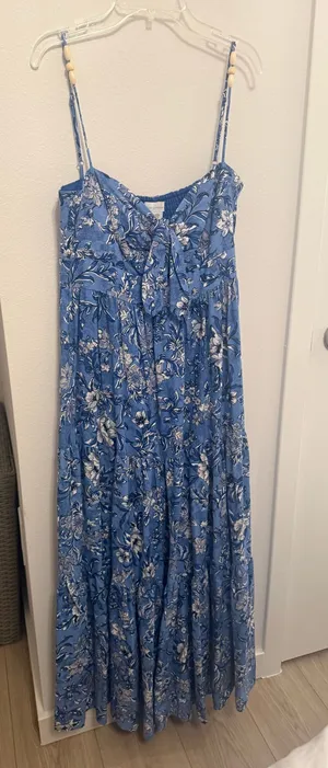 House of Harlow Blue Floral Maxi Dress thumbnail 1