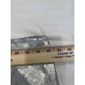 Future Collective silver sequin short skirt Size 2X. thumbnail 9