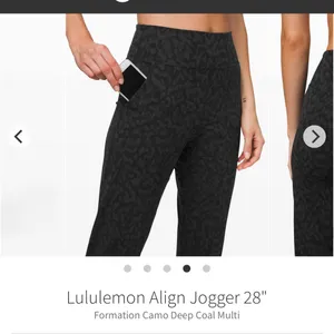 Lululemon Align Jogger 28" Formation Camo Deep Coal Multi thumbnail 3