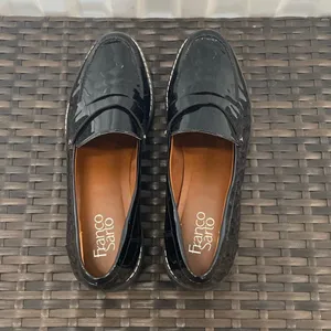 Franco Sorto, Cassandra, penny loafers, black patent leather women’s size 10 thumbnail 4