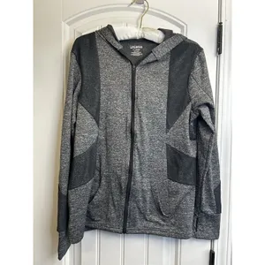 Litletics Gray Full Zip Women’s Hooded Performance Jacket XL Stretch Athleisure thumbnail 11