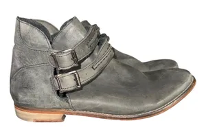 Free People Braeburn Leather Boho Booties Ankle Boots Size 37 7 thumbnail 1