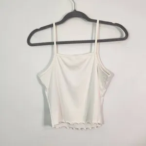 BP Ivory Cropped Tank Top Size Small Cream Tank Top NWT Simple Cami thumbnail 2