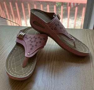 New Women's🌸slip in sandals Slide Light Pink size 5.5-6 thumbnail 1