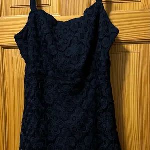 Hollister Elegant Navy Lace Dress thumbnail 1