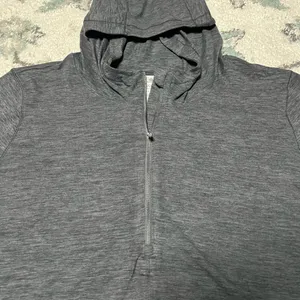 90 Degrees by Reflex NWT XXL Half Zip Pullover Charcoal Crop Hoodie Women’s Athletic thumbnail 11