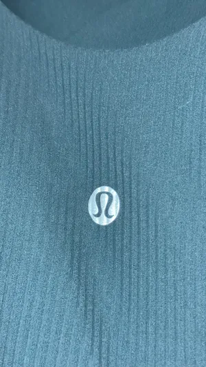 Lululemon Storm teal high neck tank thumbnail 4
