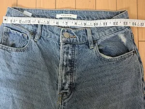 PACSUN High Rise Straight Denim Jeans Acid Wash 90's Size 26 thumbnail 4