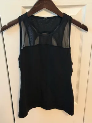 Lululemon Home Stretch Tank in Black thumbnail 3