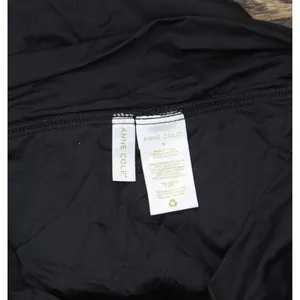 Anne Cole Womens Soft Wide Band Swim Skirt Bikini Bottom MYMB41401 Black M thumbnail 4