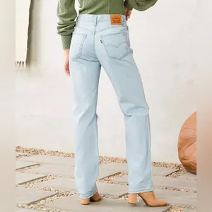 Levi's Low Pro Women's Jeans in Charlie Won Light Wash Distressed Size 29 thumbnail 9