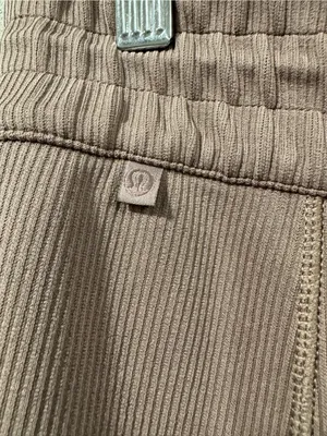 Lululemon Ribbed Softstreme Mid Rise Pant 32” Taupetastic thumbnail 10