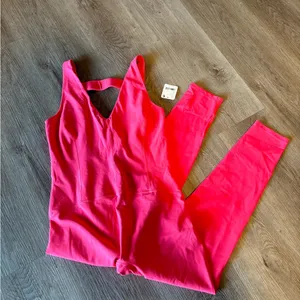 FP MOVEMENT Never Better Onesie Romper Neon Coral NWT thumbnail 13