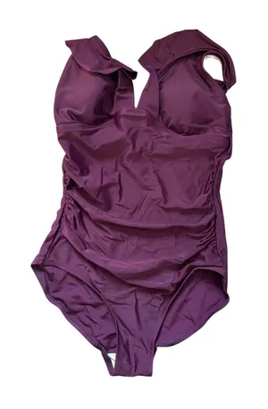 Kona Sol Deep Purple One Piece Swimsuit M thumbnail 1