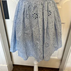 Altar’d State Tie Back Blue Eyelet Sundress Mini Dress Bow NWOT thumbnail 4