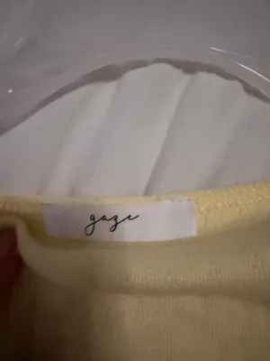 Yellow crop shirt thumbnail 3
