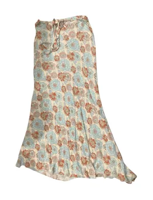Fairycore Free People That’s A Wrap Sky Combo Maxi Skirt thumbnail 1