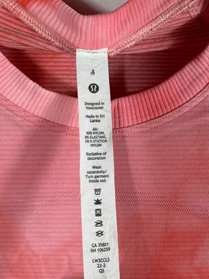 Lululemon Swiftly Tech Short Sleeve Shirt 2.0 Marble‎ Dye Raspberry Cream 4 thumbnail 8