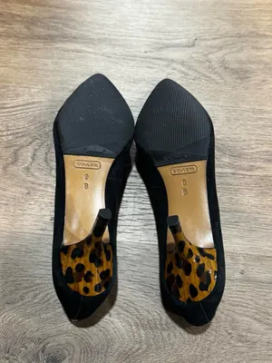 Coach Black Suede 
Pointed-Toe Heels thumbnail 4