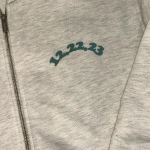 Madhappy Oatmeal Custom Meghan Trainor Full Zip Hoodie thumbnail 3