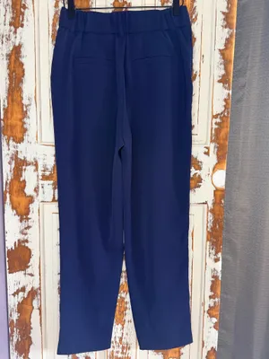 Halara High-Waisted Trouser Pants Size XS Navy Casual Lightweight Coastal Chic thumbnail 2