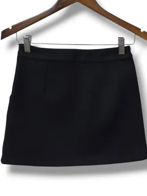 Lulu's | NWOT Black with Front Patch Pockets A-Line Mini Skirt (size S) thumbnail 4