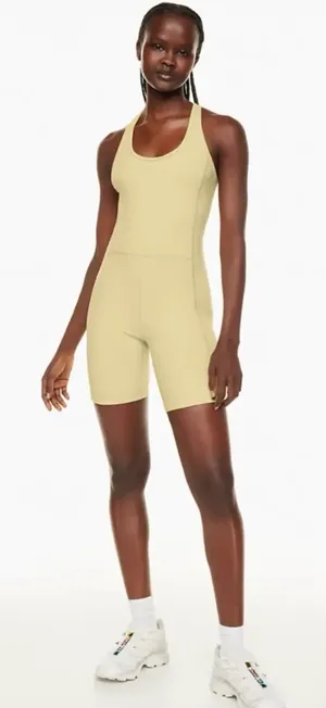 ARITZIA Tna Action Surge Yellow Romper Playsuit Onesie thumbnail 1