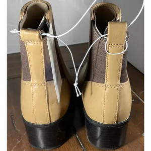 Universal Threads 7 Chelsea Boots Tan Pointed Toe Block‎ Heel Ankle Booties NEW thumbnail 3