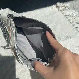 Rebecca minkoff white mini mac convertible cross body shoulder bag with silver thumbnail 3