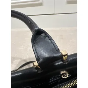 Michael Kors Tatiana Convertible Satchel Crossbody‎ Handbag Black Leather thumbnail 16