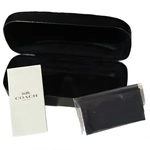 Coach New York Black Hard Shell Clamshell Eyeglass Sunglass Case thumbnail 5