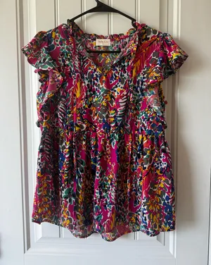 Boutique Blouse Floral thumbnail 1
