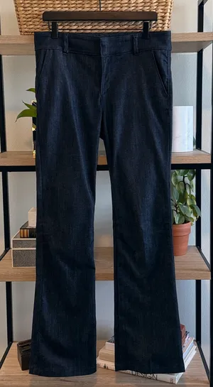 Ann Taylor Mid-Rise Bootcut Dress Pant Jeans, 8 thumbnail 1