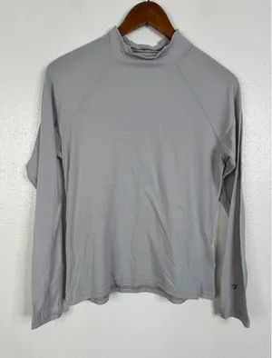 Kuhl Agility Pullover Womens Small Gray Merino Wool Blend Mock Neck Long Sleeve thumbnail 1