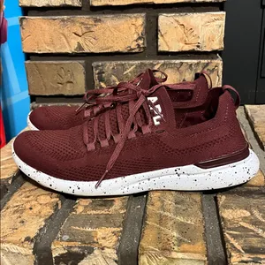 APL Women's TechLoom Breeze Maroon‎ Speckled Knit Athletic Shoes Size 7 thumbnail 5