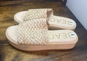 Beach by Matisse tan espadrille sandals size 6 thumbnail 1