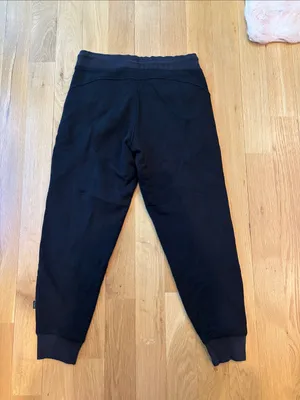Athleta Jogger Cropped Sweatpants Black Size Small thumbnail 3